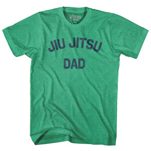 Jiu Jitsu Dad Adult Tri-Blend T-shirt - Kelly