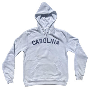 Carolina Cotton-Poly Blend Hoodie - White