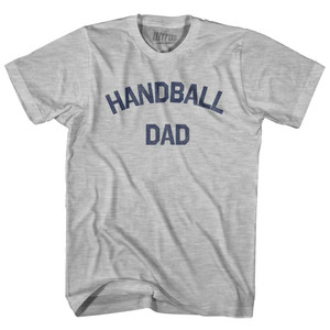 Handball Dad Adult Cotton T-shirt - Grey Heather
