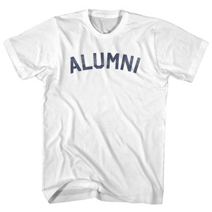 Alumni Womens Cotton Junior Cut T-Shirt - White