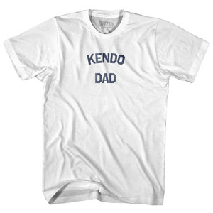 Kendo Dad Adult Cotton T-shirt - White