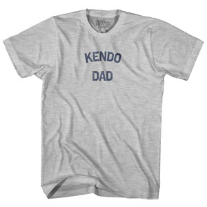 Kendo Dad Youth Cotton T-shirt - Grey Heather