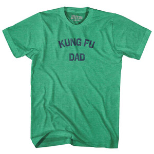 Kung Fu Dad Adult Tri-Blend T-shirt - Kelly