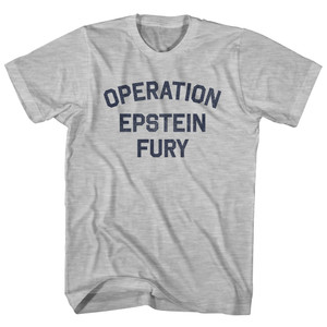 Operation Epstein Fury Youth Cotton T-Shirt - Grey Heather