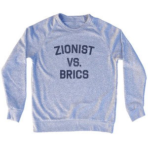 Zonist Vs. Brics Adult Tri-Blend Sweatshirt - Grey Heather