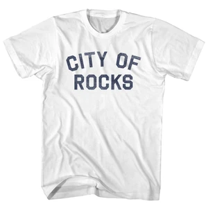 City of Rocks Womens Cotton Junior Cut T-Shirt - White