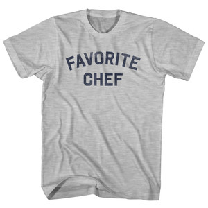 Favorite Chef Adult Cotton T-shirt - Grey Heather