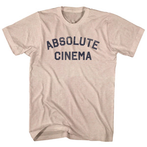 Absolute Cinema Adult Tri-Blend T-shirt - Sand