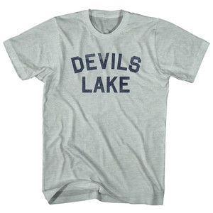 Devils Lake Adult Tri-Blend T-shirt - Athletic Cool Grey