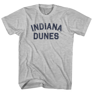 Indiana Dunes Womens Cotton Junior Cut T-Shirt - Grey Heather