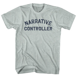 Narrative Controller Adult Tri-Blend T-shirt - Athletic Cool Grey