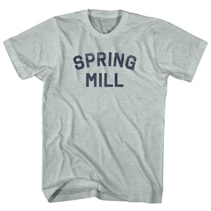 Spring Mill Adult Tri-Blend T-shirt - Athletic Cool Grey