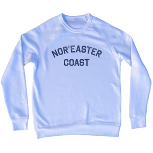 Nor'easter Coast Adult Tri-Blend Sweatshirt - White