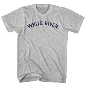 White River Womens Cotton Junior Cut T-Shirt - Grey Heather