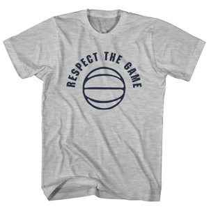 Respect The Game Old School Ball Youth Cotton T-shirt - Grey Heather