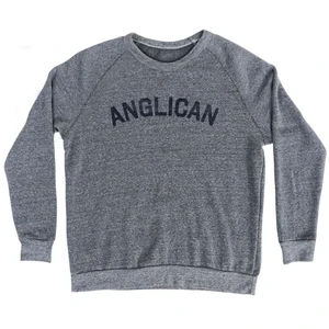 Anglican Adult Tri-Blend Sweatshirt - Athletic Grey