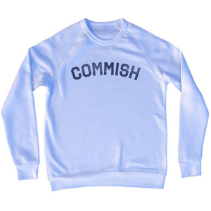 Commish Adult Tri-Blend Sweatshirt - White
