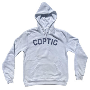 Coptic Cotton-Poly Blend Hoodie - White