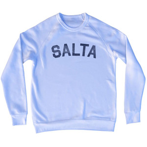 Salta Adult Tri-Blend Sweatshirt - White