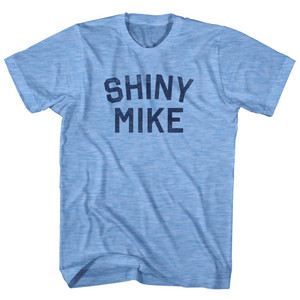 Shiny Mike Adult Tri-Blend T-shirt - Athletic Blue