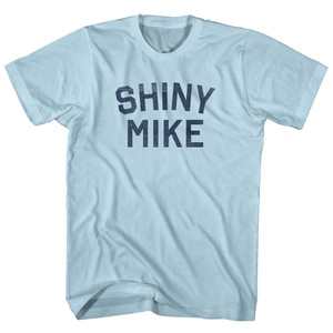 Shiny Mike Adult Cotton T-shirt - Light Blue