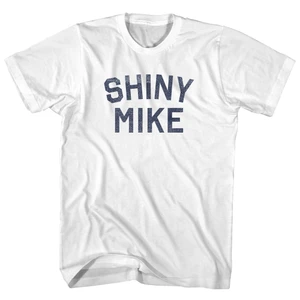 Shiny Mike Womens Cotton Junior Cut T-Shirt - White