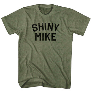 Shiny Mike Adult Tri-Blend T-shirt - Military Green