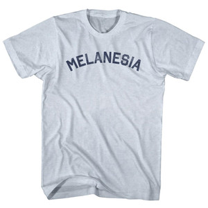 Melanesia Adult Tri-Blend T-shirt - Athletic White