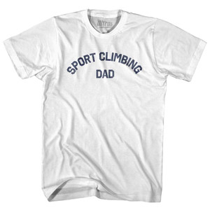 Sport Climbing Dad Youth Cotton T-shirt - White Sport Climbing Dad Youth Cotton T-shirt - White