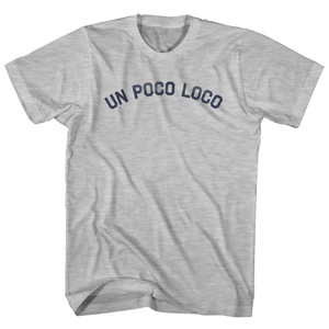 Un Poco Loco Womens Cotton Junior Cut T-Shirt - Grey Heather