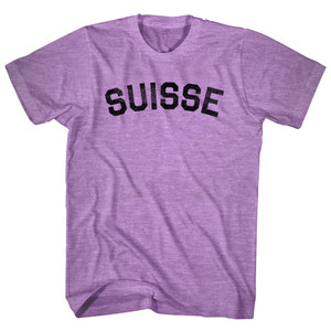 Suisse Adult Tri-Blend T-shirt - Athletic Purple