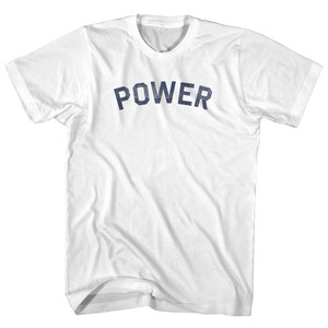 Power Womens Cotton Junior Cut T-Shirt - White