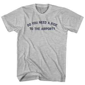 Do You Need A Ride To The Airport Youth Cotton T-shirt - Grey Heather