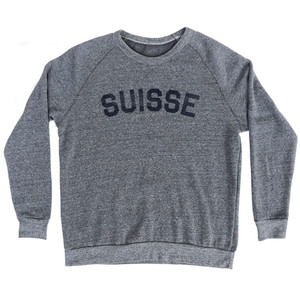Suisse Adult Tri-Blend Sweatshirt - Athletic Grey