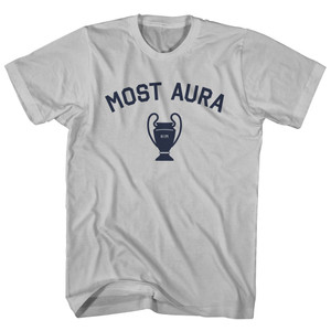 Most Aura HIM Trophy Adult Cotton T-shirt - Cool Grey