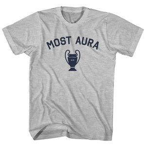 Most Aura HIM Trophy Youth Cotton T-shirt - Grey Heather