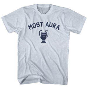 Most Aura HIM Trophy Adult Tri-Blend T-shirt - Athletic White