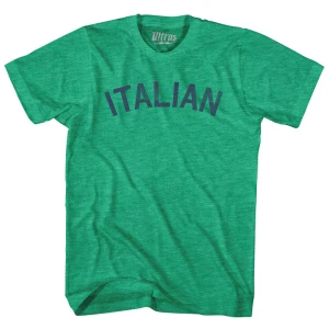 Italian T-Shirt - Athletic Green Tri-Blend - Large - Final Sale - M1