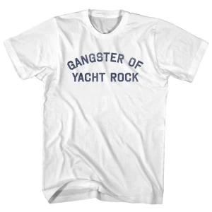 Gangster of Yacht Rock Cotton T-Shirt - White - 3X - Final Sale - M1