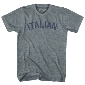 Italian T-Shirt - Athletic Grey Tri-Blend - Large - Final Sale - M1