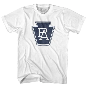 Pennsylvania PA Crest Cotton T-Shirt - White - 2X - Final Sale - M1