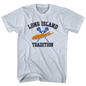 Long Island Tradition T-Shirt - Athletic White Tri-Blend - Large - Final Sale - M5
