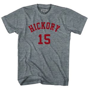 Hickory 15 T-Shirt - Athletic Grey Tri-Blend - 2X - Final Sale - M4