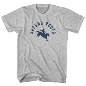 Second Rodeo Cotton T-Shirt - Grey Heather - Men's Small - Final Sale - M12