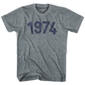 1974 Year Celebration T-Shirt - Athletic Grey Tri-Blend - Men's XS - Final Sale - M13