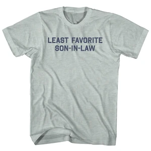 Least Favorite Son-In-Law T-Shirt - Athletic Cool Grey Tri-Blend - Men's XL - Final Sale - M14