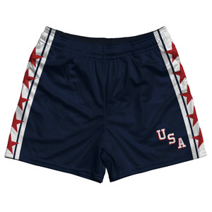USA Miracle Blue Royal Dull Rugby Shorts - Royal Blue