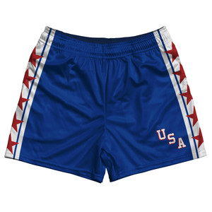 USA Miracle Blue Royal Rugby Shorts - Royal Blue