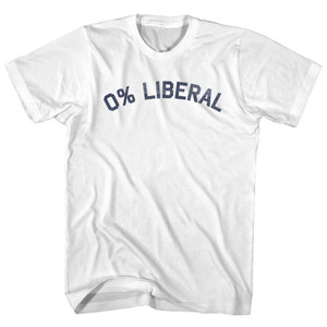 0% Liberal Cotton T-shirt - White - Women's Small - Final Sale - M17