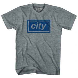 Manchester City T-shirt - Athletic Grey Tri-blend - Men's Medium - Final Sale - M17